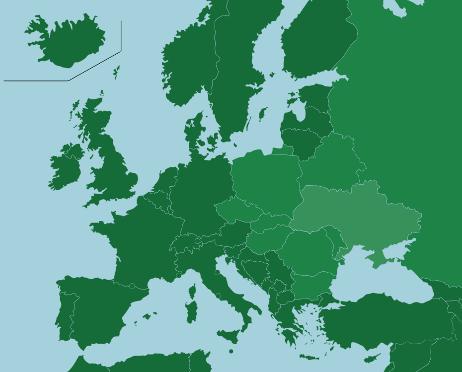 northern european plain map