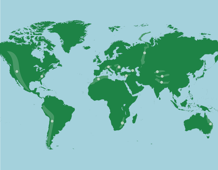 mapa físico de las montañas tauro