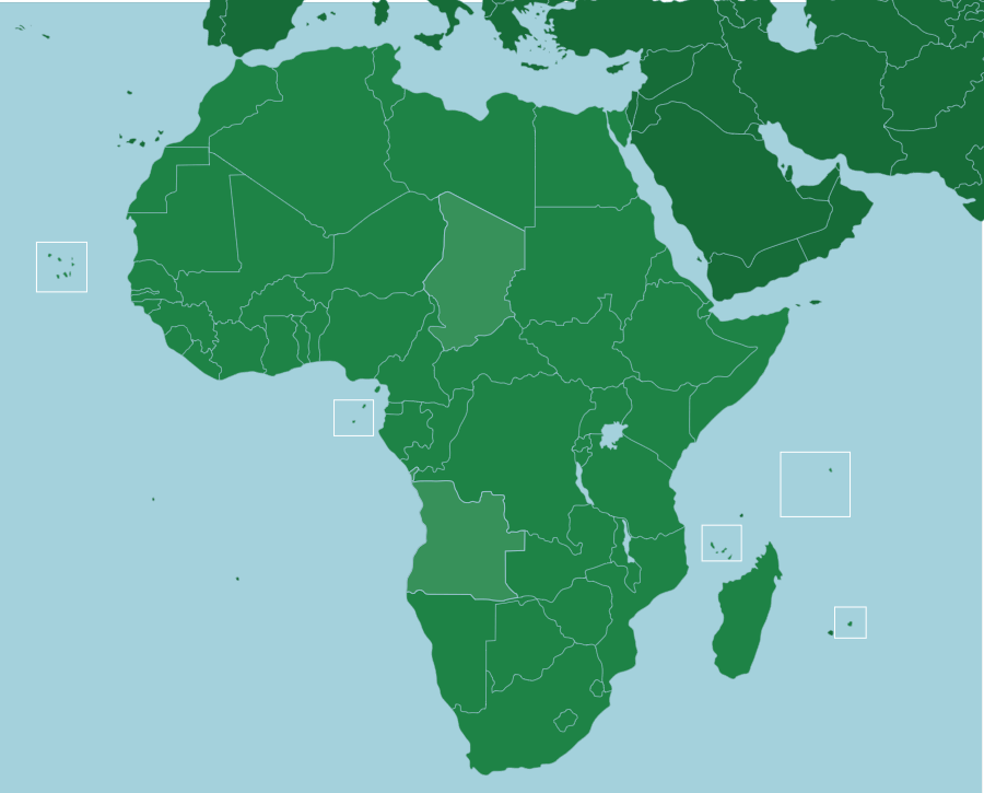 Print Map Quiz: Mapa Físico de África :v (geografía - geografia e