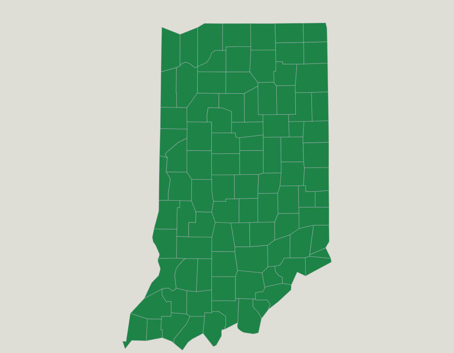 Game map for tomorrow. South-Eastern Indiana always gets *screwed