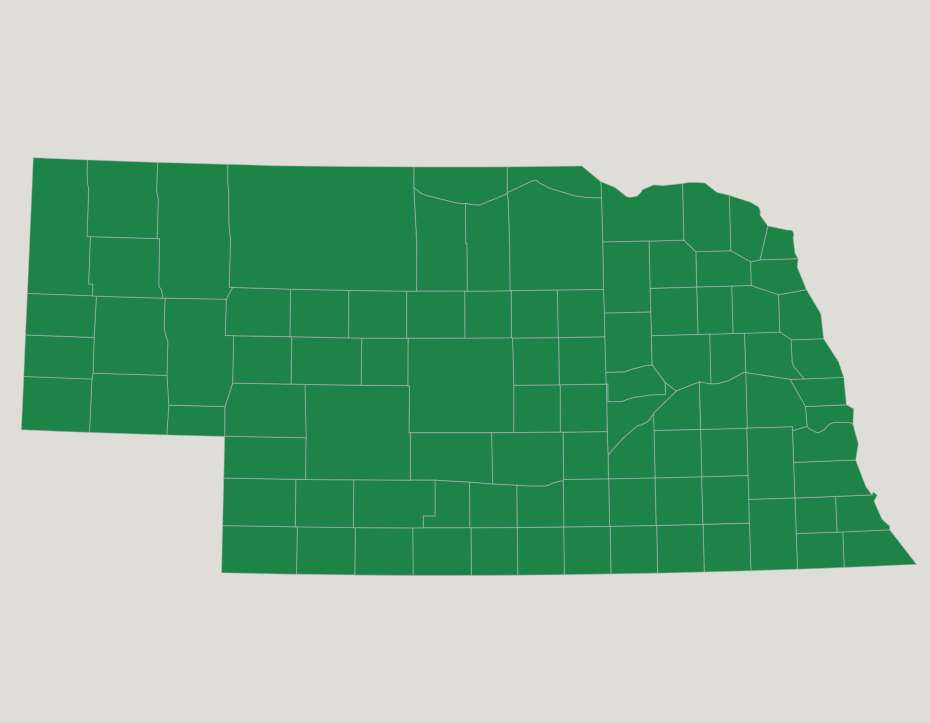 Nebraska Counties Map Quiz Game Seterra 6419