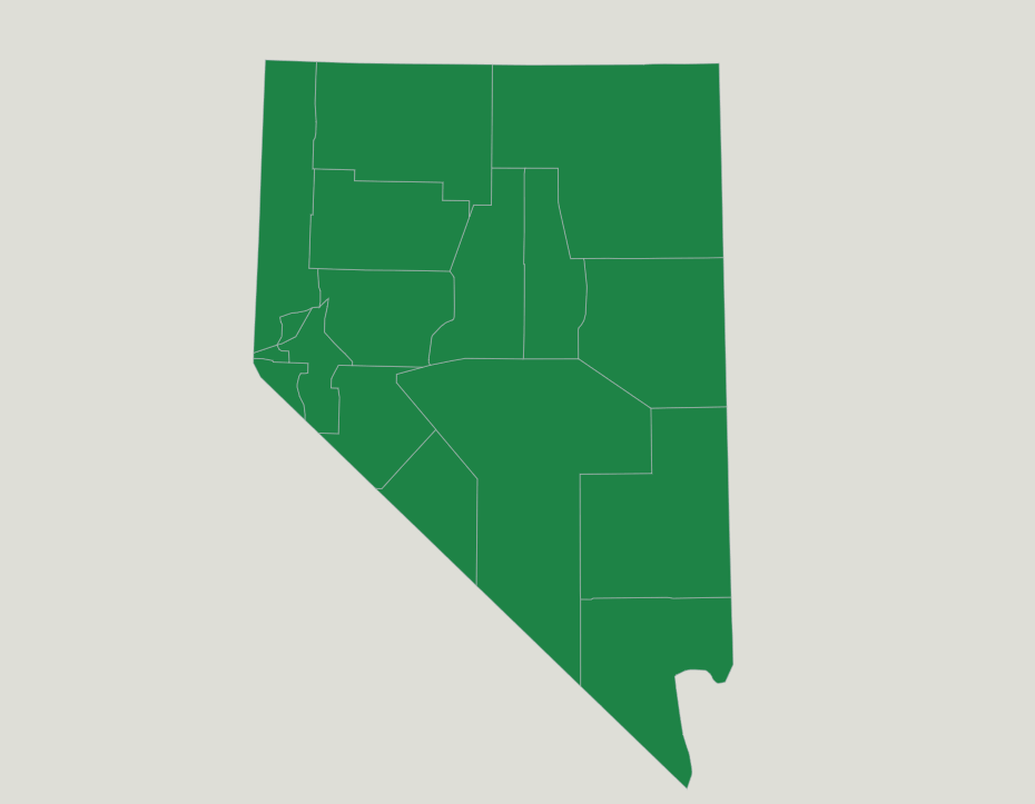 Nevada: Counties - Map Quiz Game - Seterra