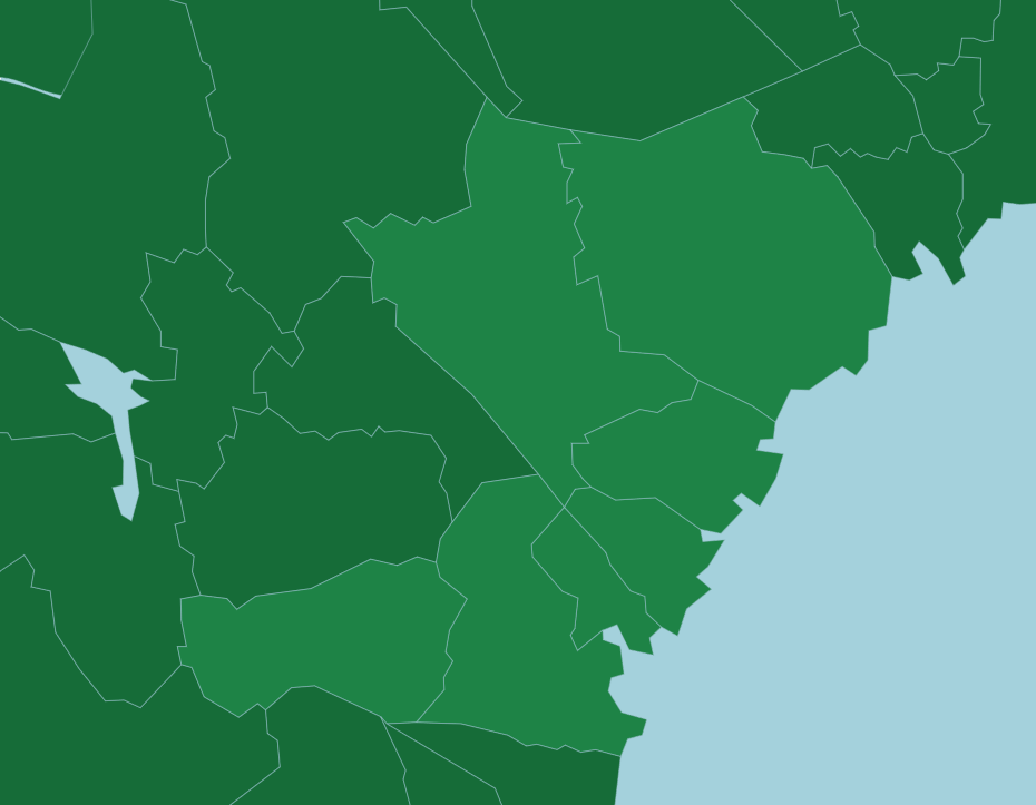 Sverige: Kommuner I Västernorrlands Län - Geografispel - Seterra