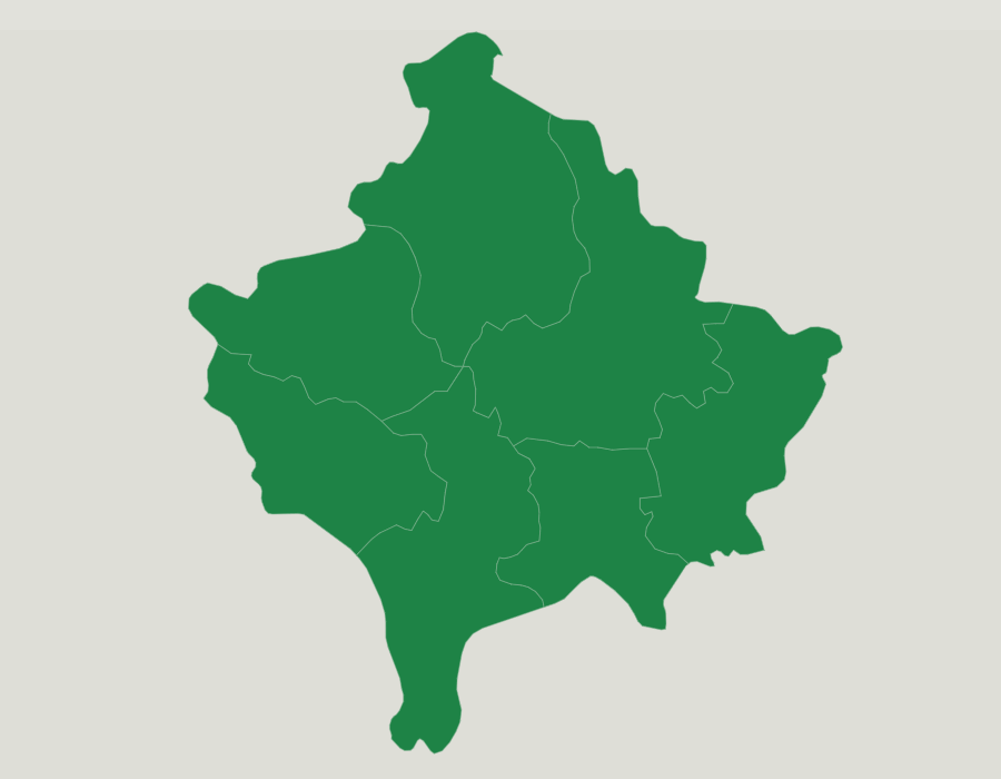 Kosovo Districts Map Quiz Game Seterra   3745 