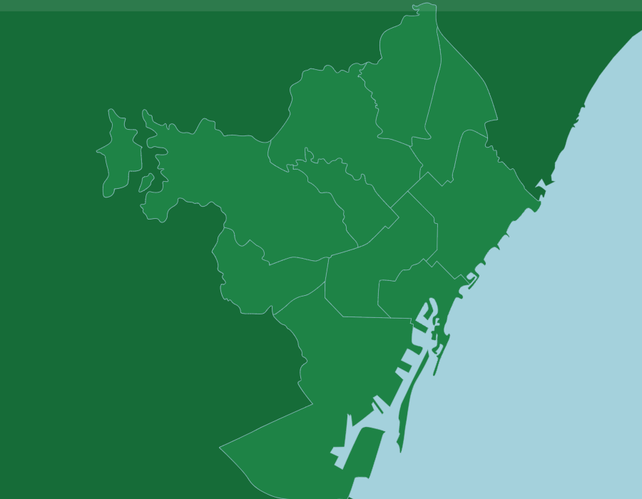 Portugal: Districts - Map Quiz Game - Seterra