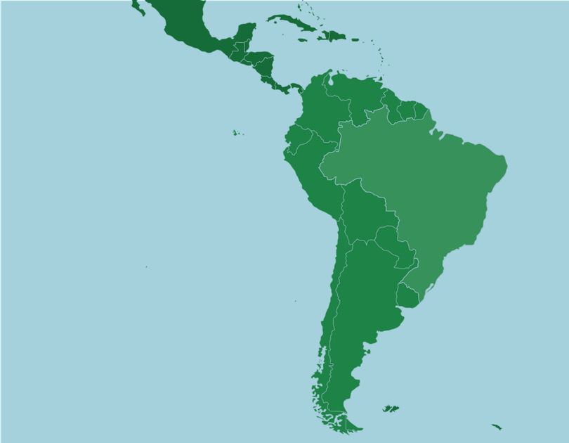 Publicatie Implementeren Koning Lear Zuid-Amerika: Landen - Aardrijkskunde Spelletjes - Seterra